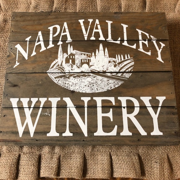 NAPA VALLEY WINERY Quill 🪶 to Paper 📄 by Sixtrees Wooden Sign - Picture 5 of 7